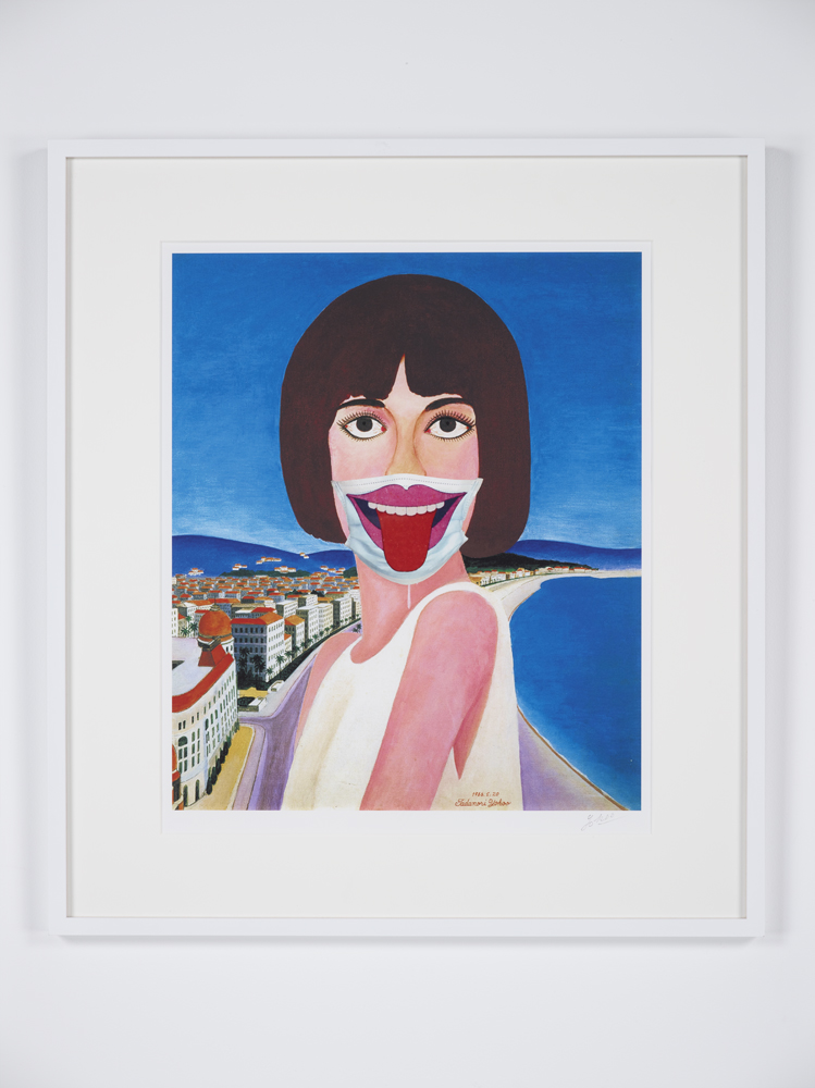 《WITH CORONA》，73.8 × 65.0厘米，原型印刷（Primography），2021 