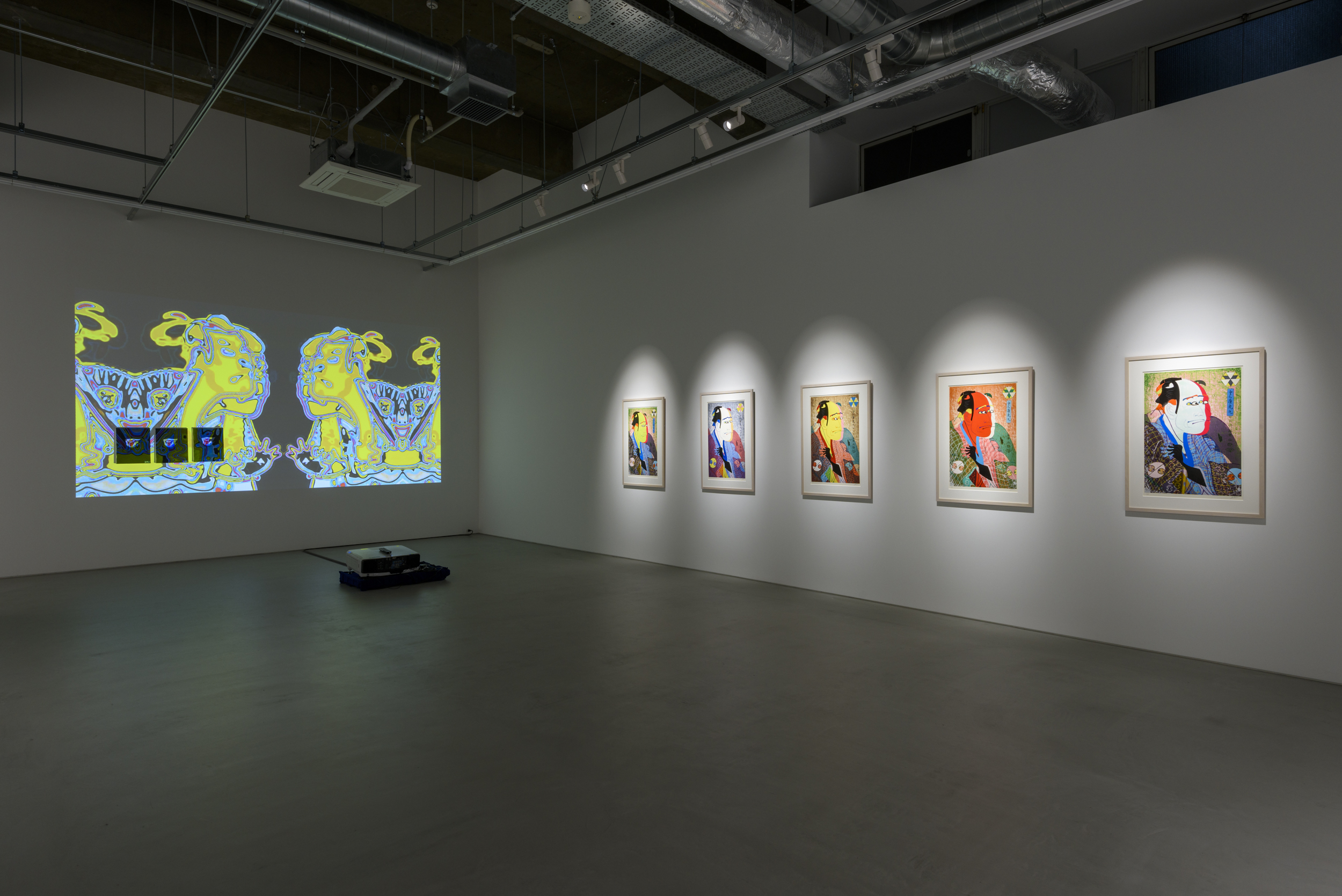 "slip off slip-摺れ摺れ草- With Mask Portrait" 2021, YUKIKOMIZUTANI, photo by Norihiro Ueno