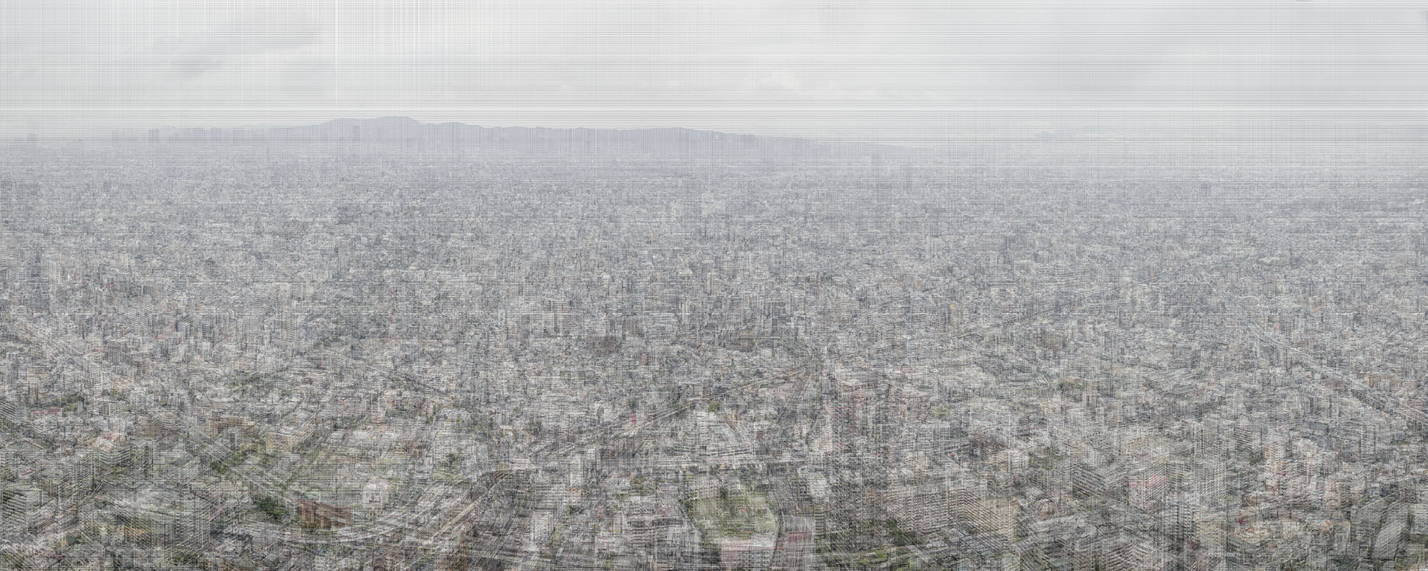 《Abeno Harukas》，喷墨打印，2000 × 5000毫米，2020 