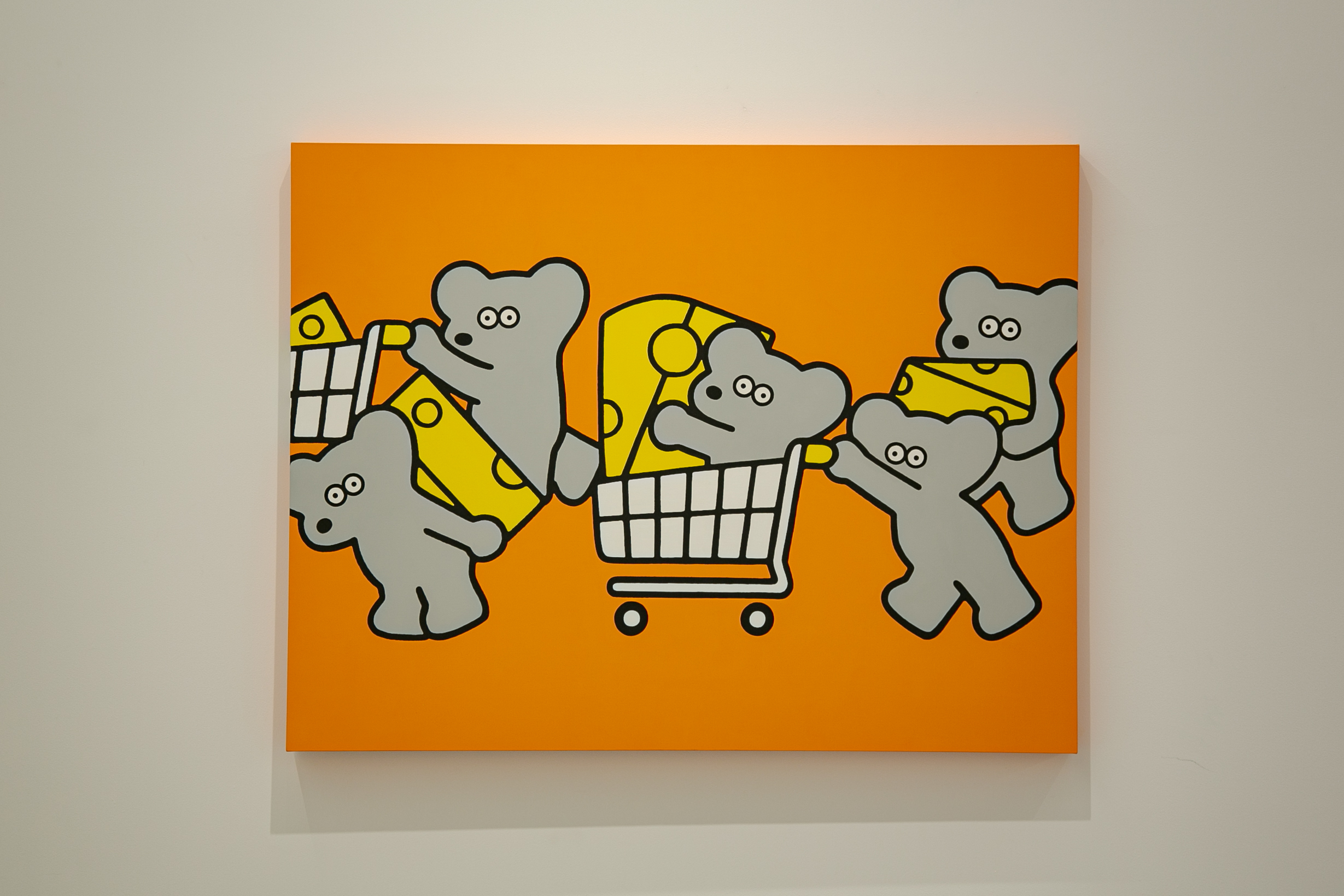 ANDY-Shopping, 1455×1120mm, acrylic on canvas, 2021