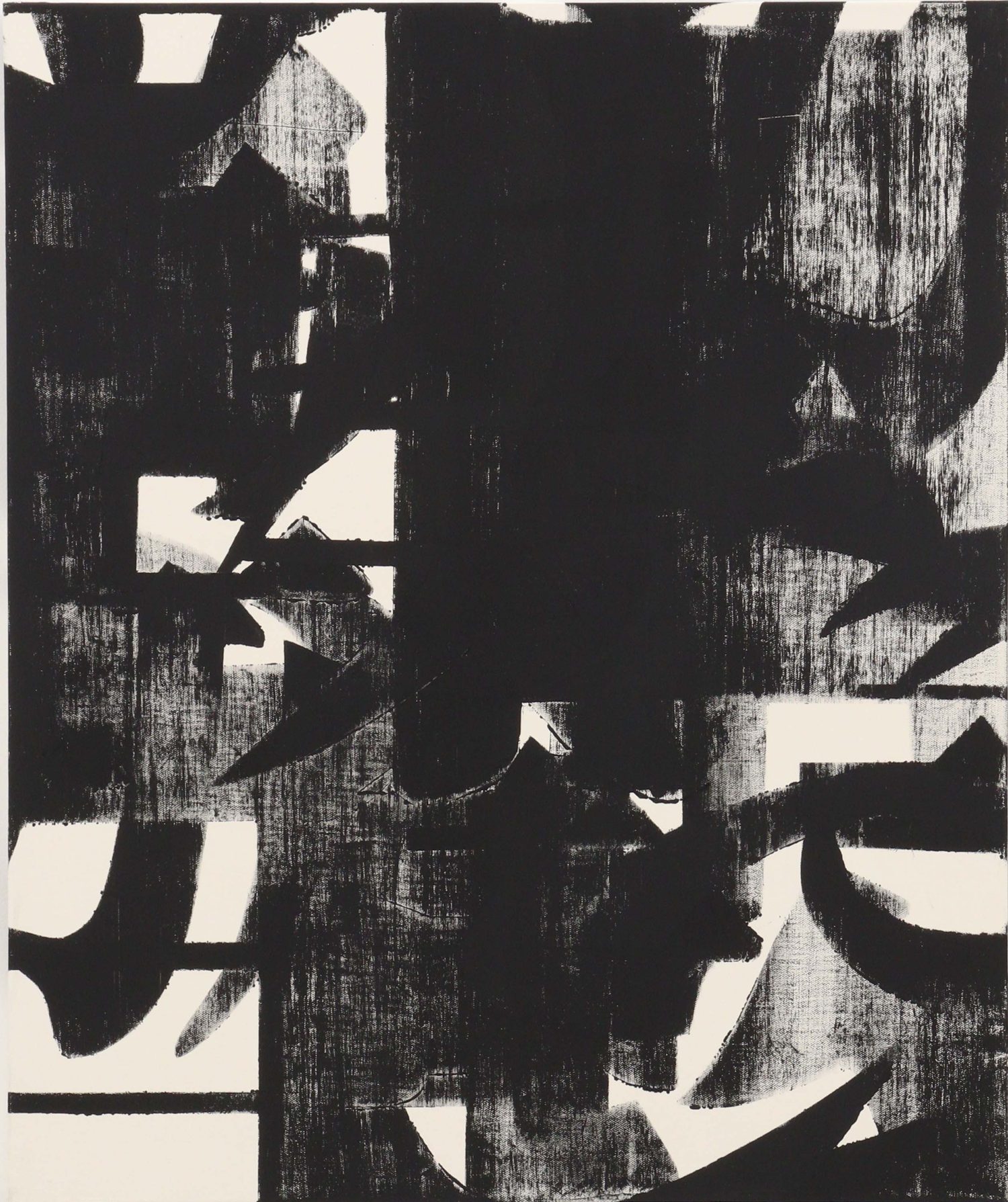 Inscription No.29, glue and pigment on the cotton mounted on the panel, 727 x 606mm, 2023