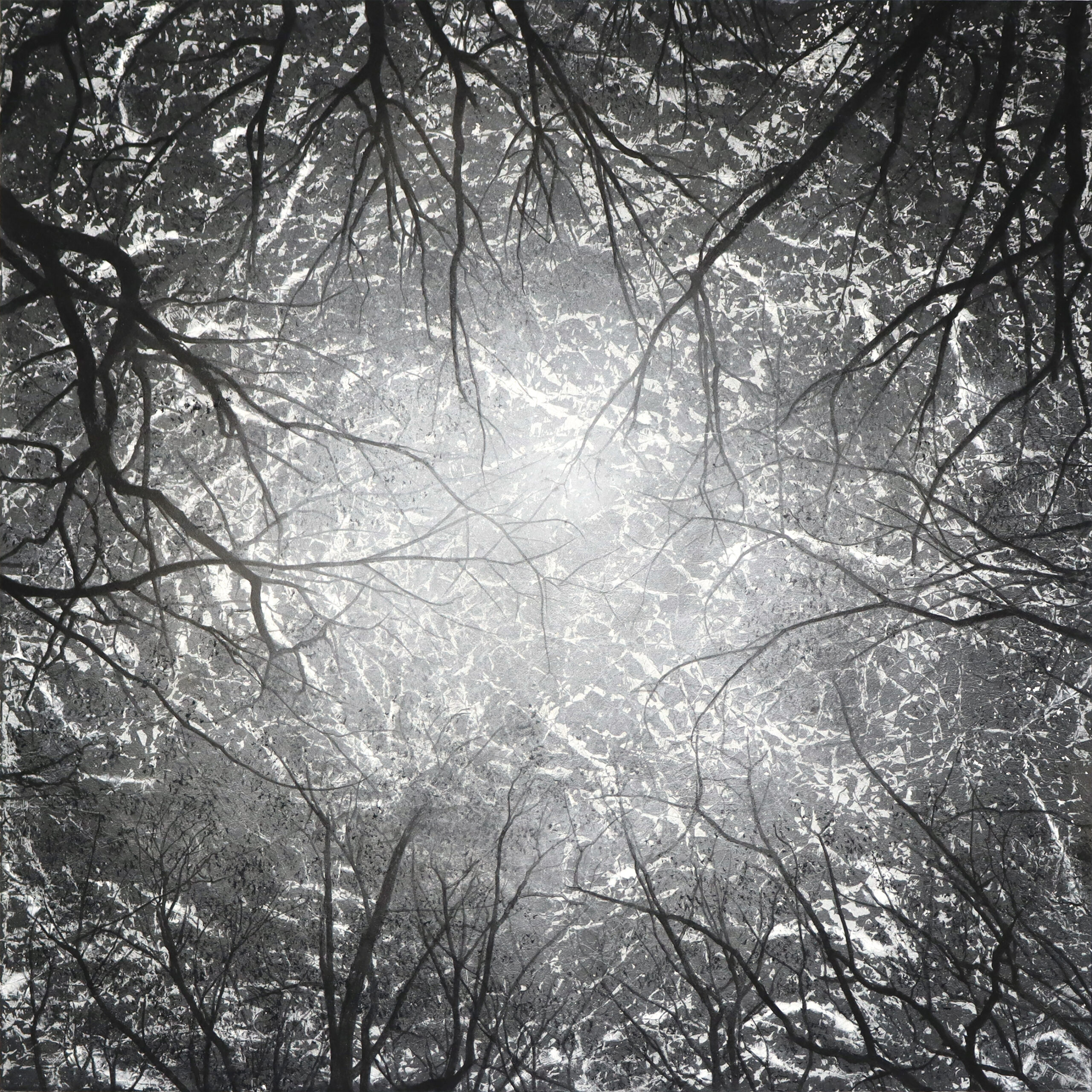 《 Dialogue 》Mineral pigments on paper、652x652mm